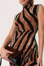 Vestido join me Leopardo