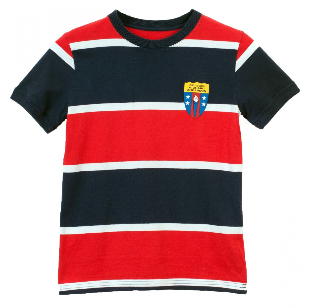 T-shirt manga corta Richard Anderson - Blanco 