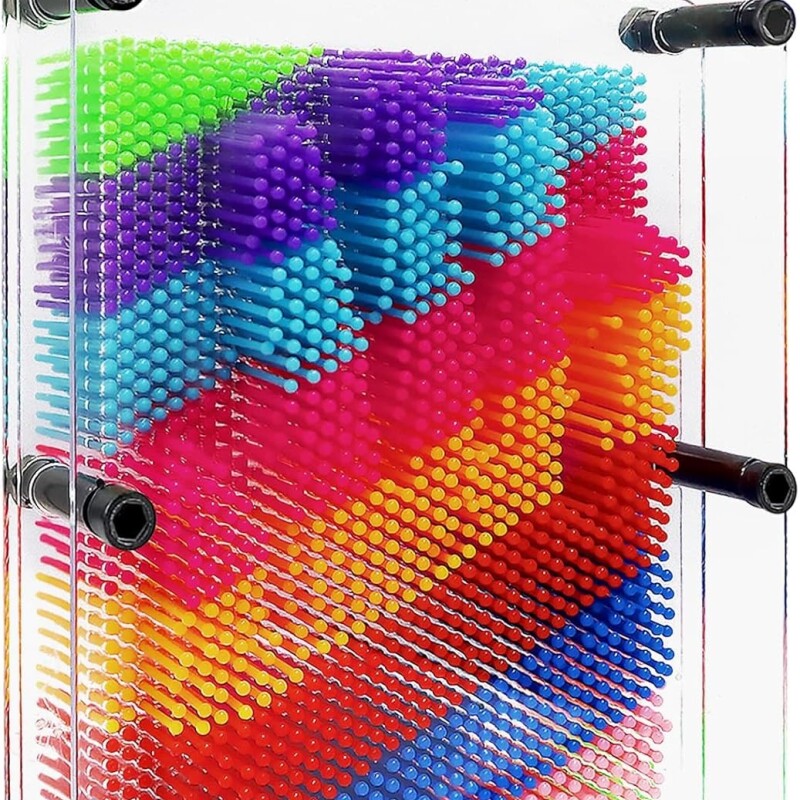 Escultura clásica de juguete con alfileres 3D multicolor Escultura clásica de juguete con alfileres 3D multicolor