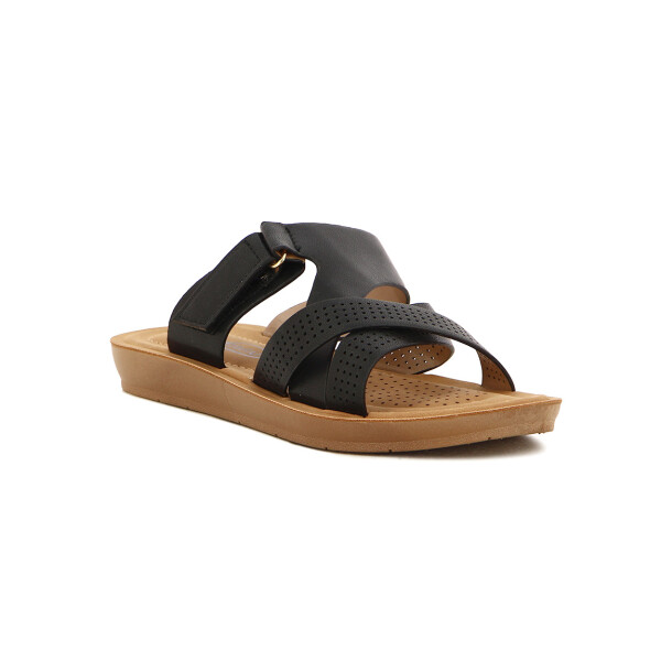 Darkness Sandalia Adele Casual S/baja - Negro Negro