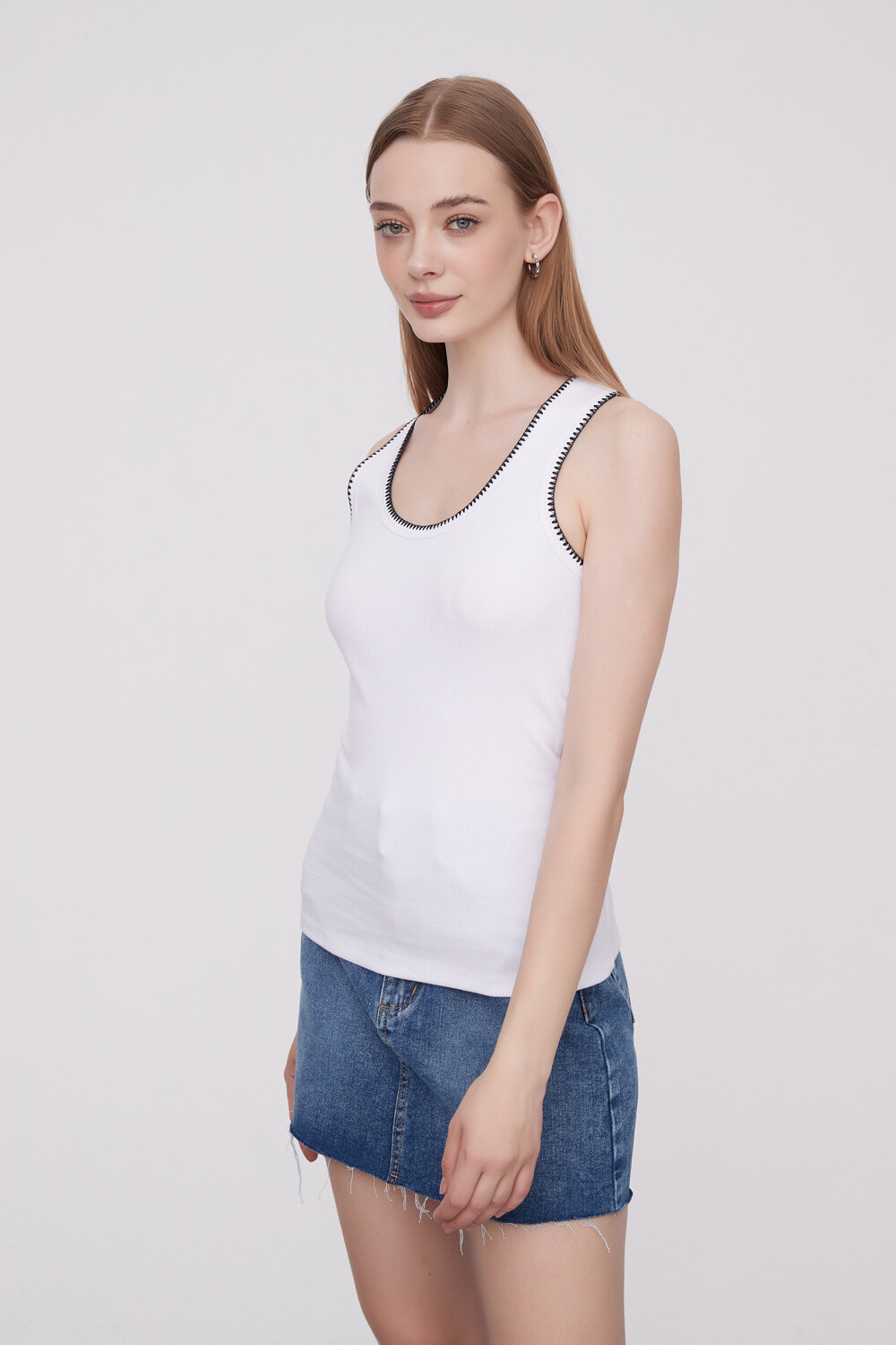 Musculosa Nitusu Blanco