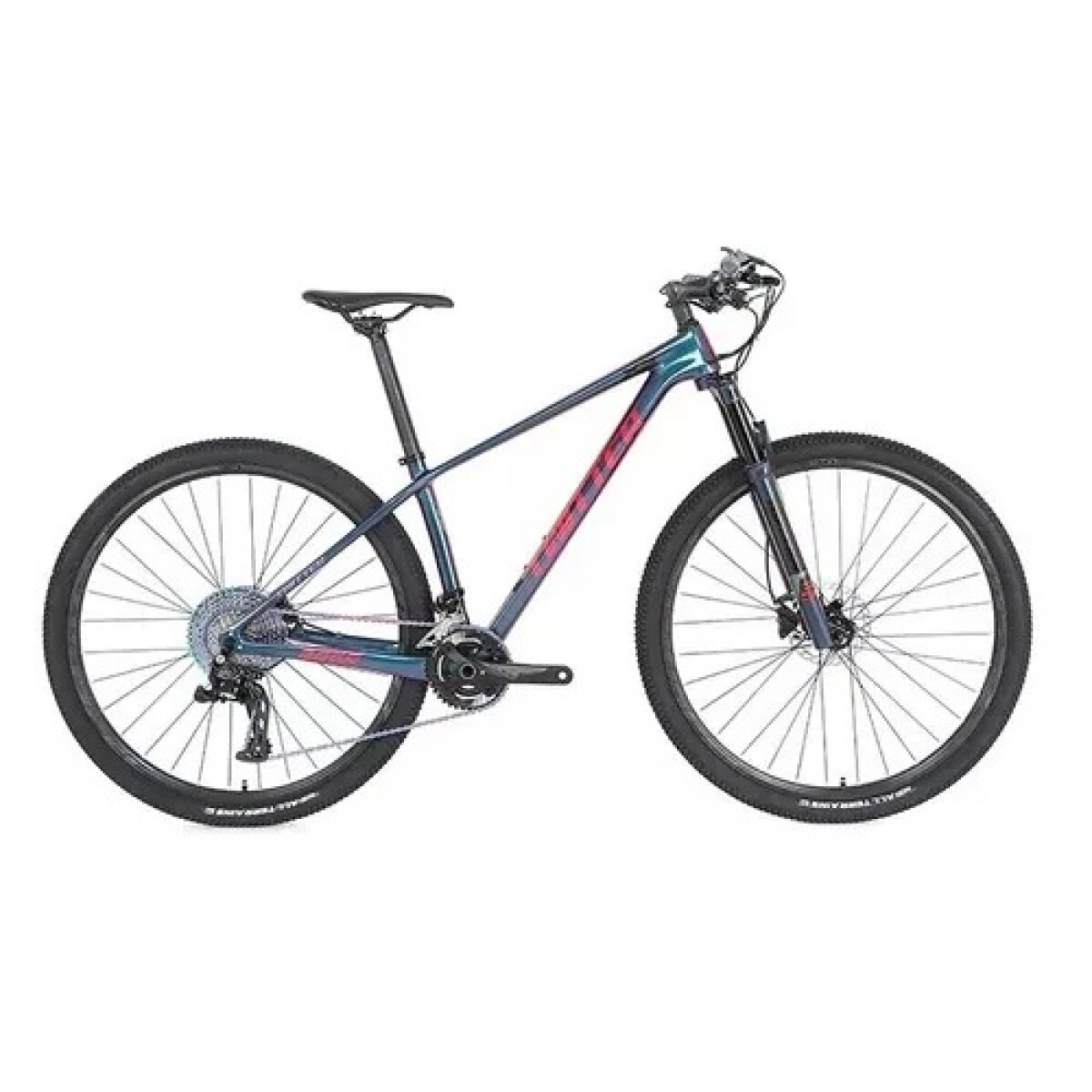 Bicicleta Montaña TWITTER Leopard Rodado 27,5 12S*2/T15 Carbono Blue 