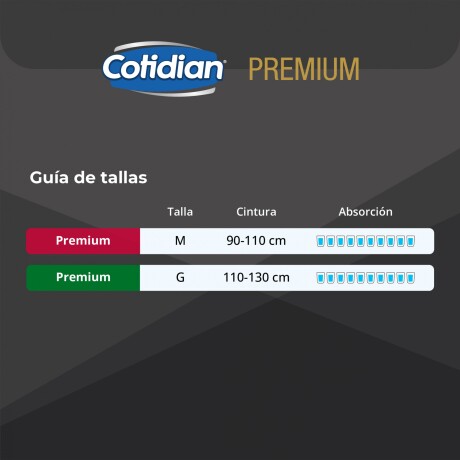 Cotidian Premium Talle M Cotidian Premium Talle M
