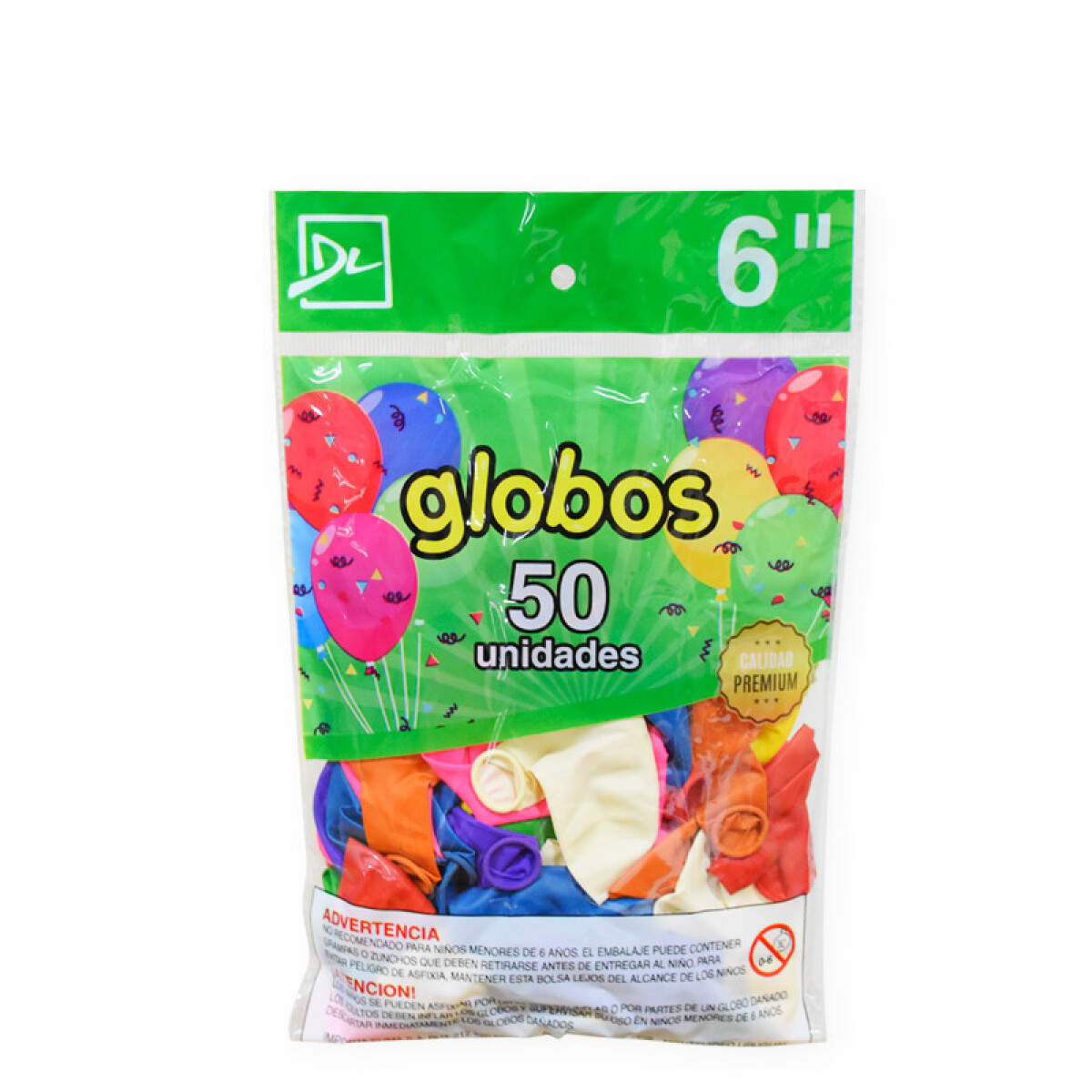 Globo N° 6 liso x 50 