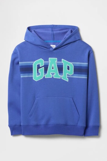Buzo Canguro Logo Gap Niño Dazzling Blue 183949Tc