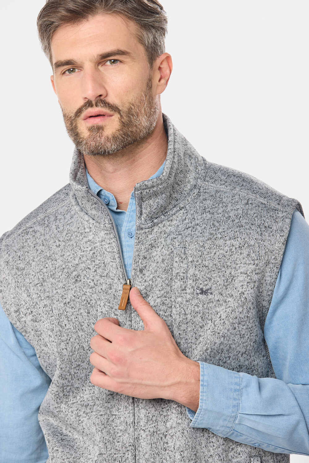 CHALECO FELPA ESPECIAL Gris