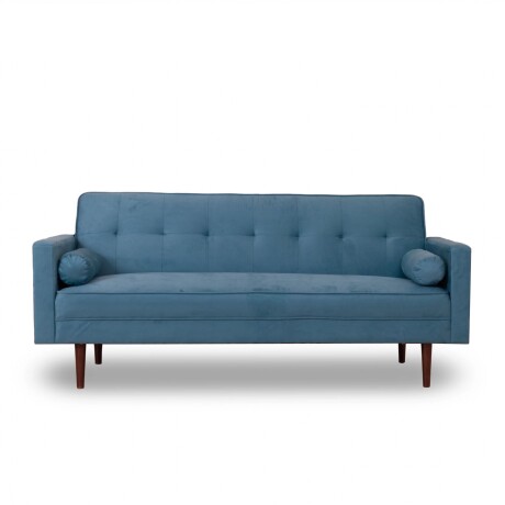 SOFA CAMA GISBON BALI 3P CON ALMOHADONES AZUL SOFA CAMA GISBON BALI 3P CON ALMOHADONES AZUL