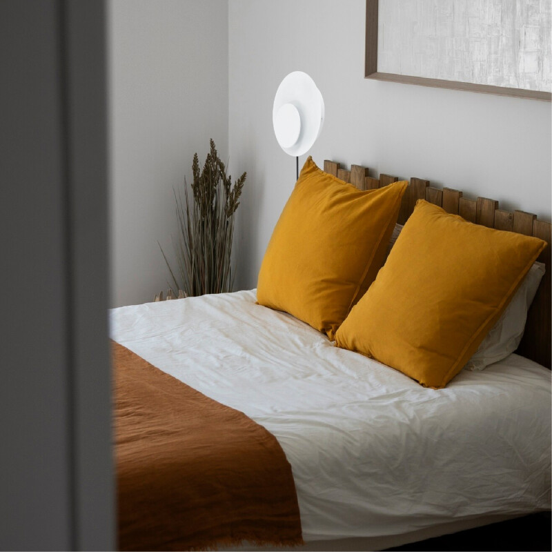 LUMINARIA DE PARED LENNY Luminaria de Pared Lenny Blanca