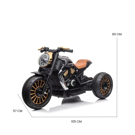 Moto TRUENO a Bateria 12V con Luces y Sonido Bebesit -Negro Moto TRUENO a Bateria 12V con Luces y Sonido Bebesit -Negro