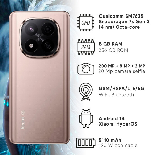 Xiaomi Redmi Note 14 Pro+ 5g + Regalo DORADO