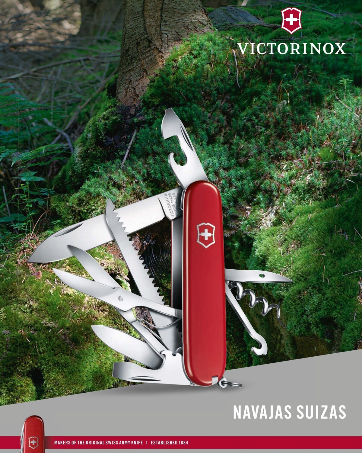 Navaja Suiza Victorinox Spartan Rojo 12 funciones — Electroventas