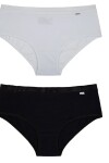 Pack Bombacha Cotton Leve Negro/Blanco