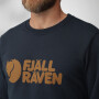 Fjallraven Logo Sweater - Hombre Deep Sea