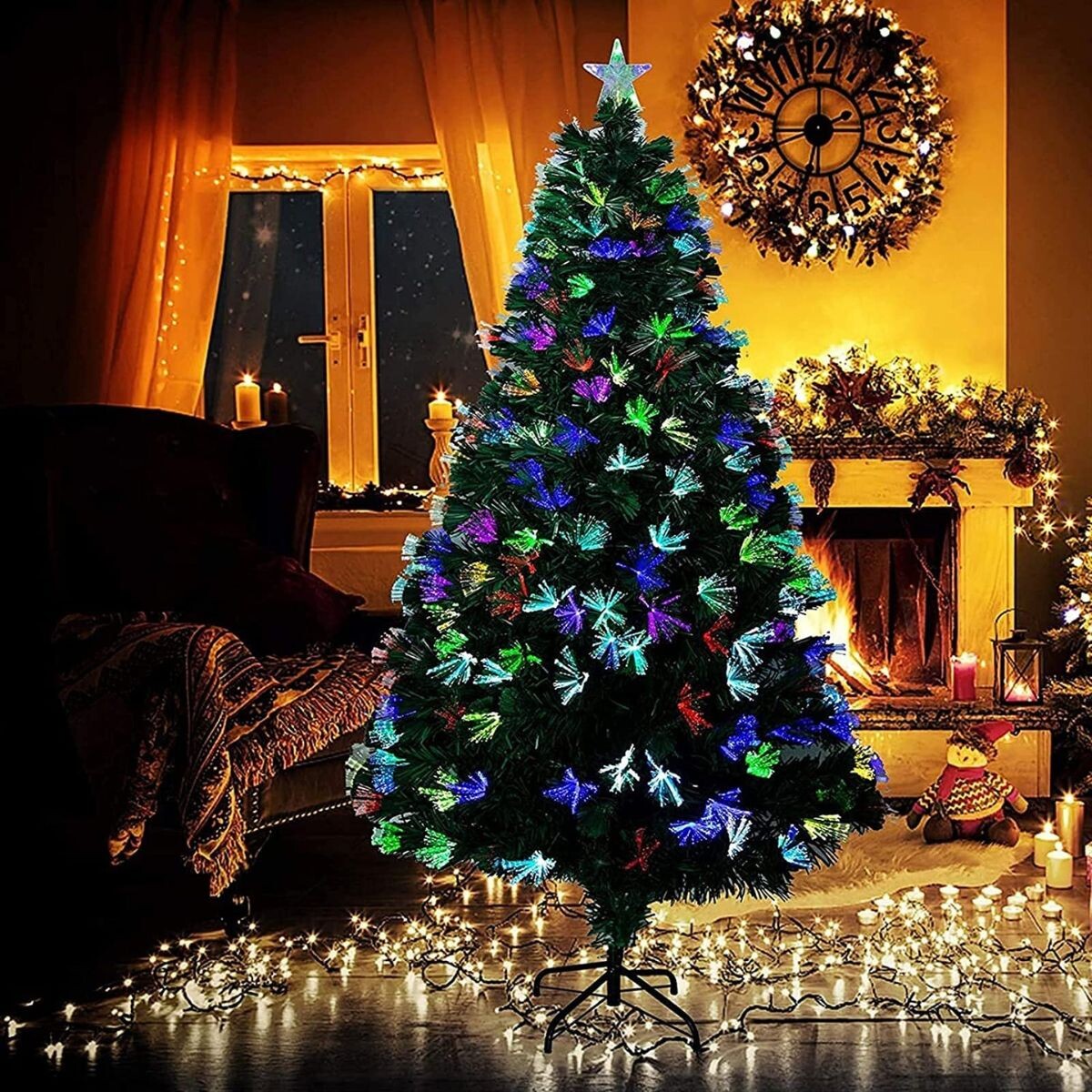 Árbol de Navidad Fibra Optica 