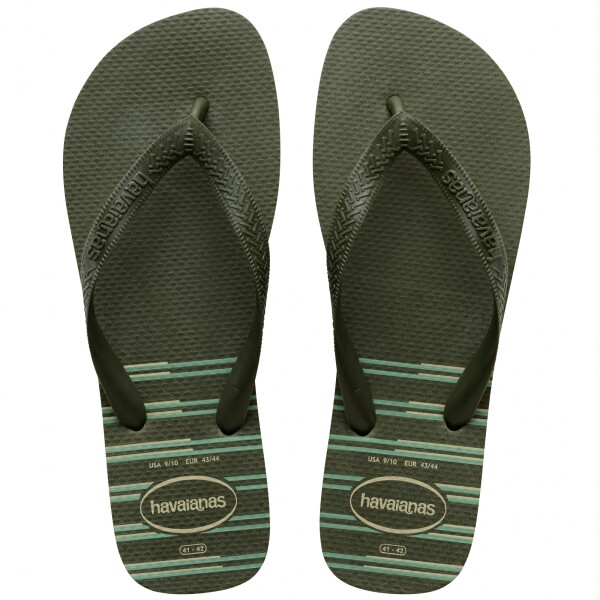 Ojota de Hombre Havaianas Top Basic Marrón Musgo