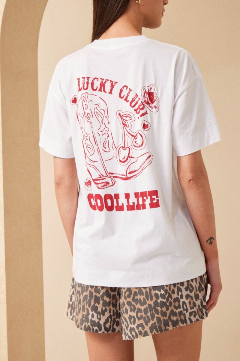 REMERA COOL LIFE - BLANCO 