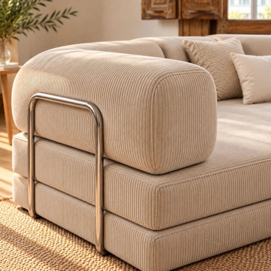 Sillón Cama Teddy Beige