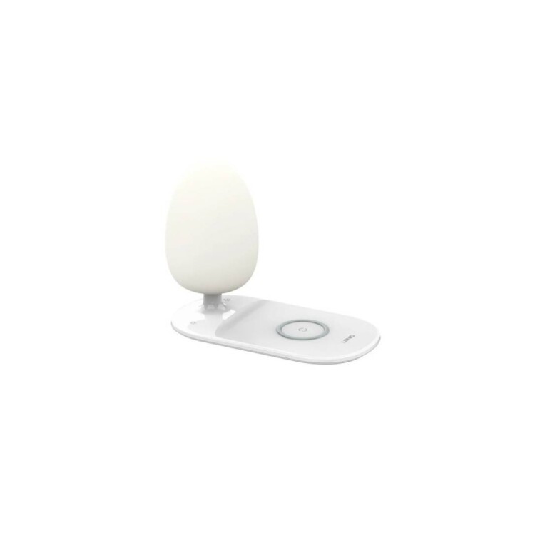 LAMPARA DE ESCRITORIO CON CARGA RAPIDA INALAMBRICA 15W BLANCO