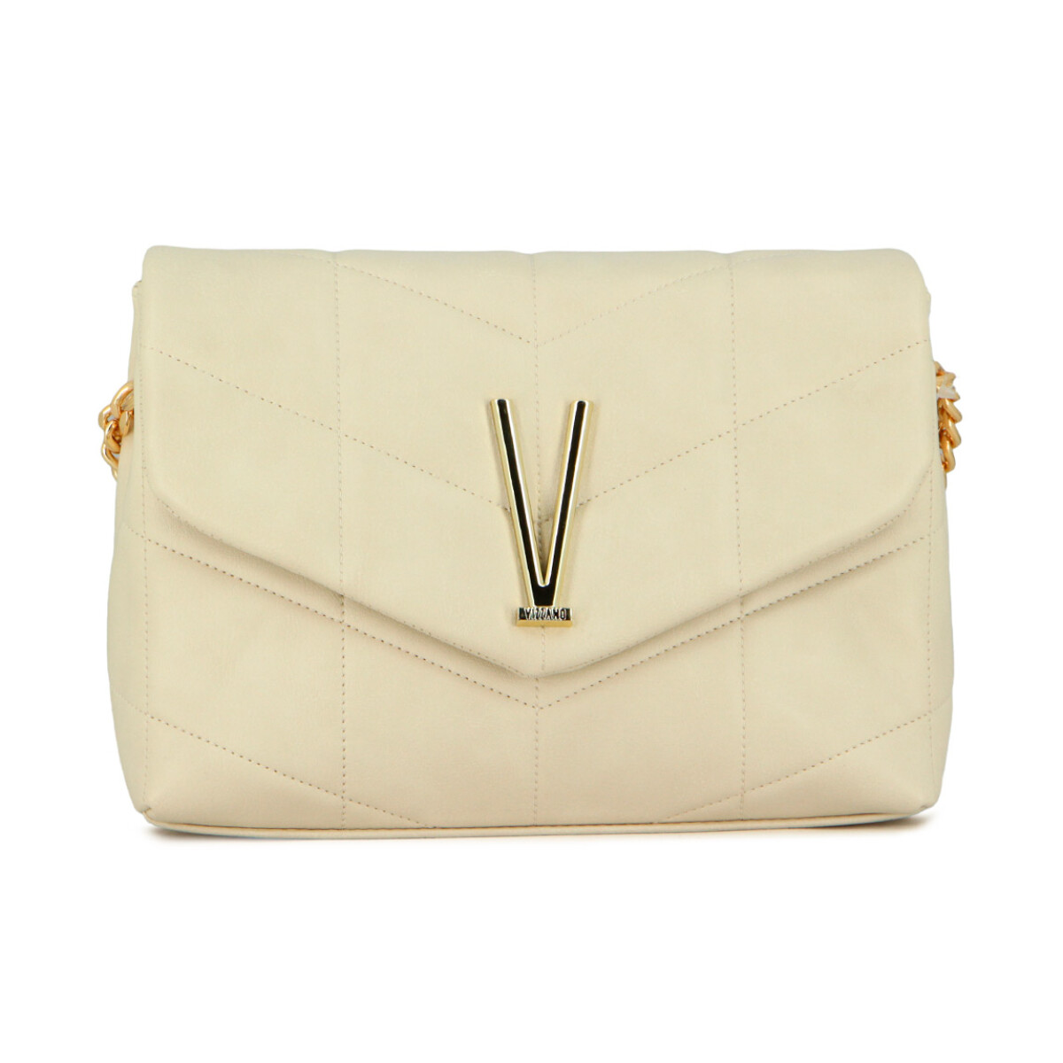 Vizzano Sobre Con Correa Larga Con Aplique - Blanco 