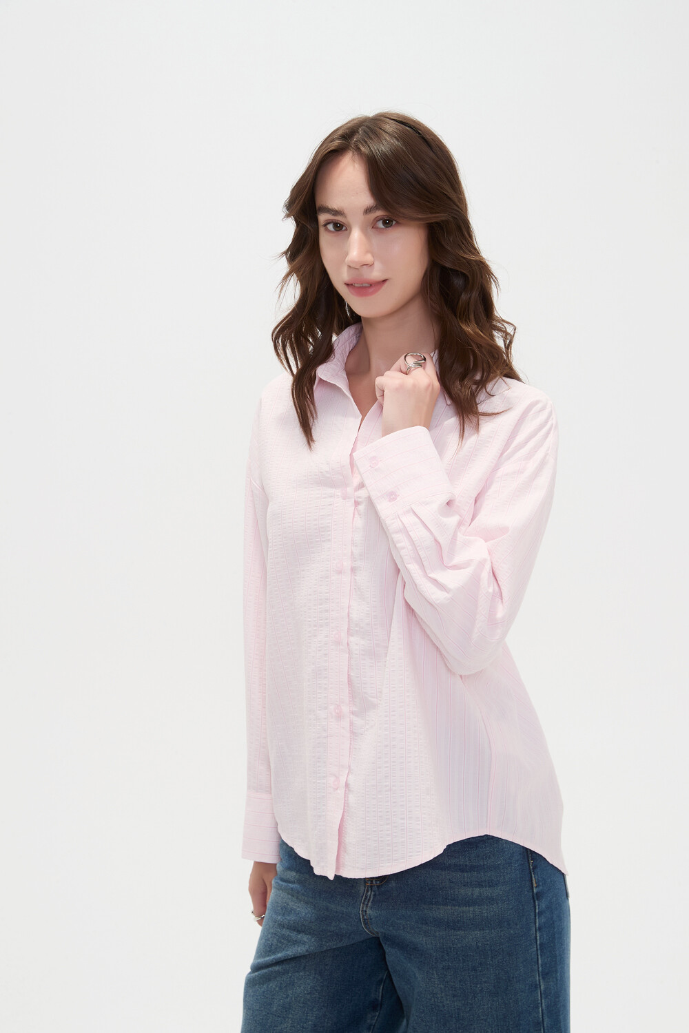 Camisa Otranto Rosa Claro