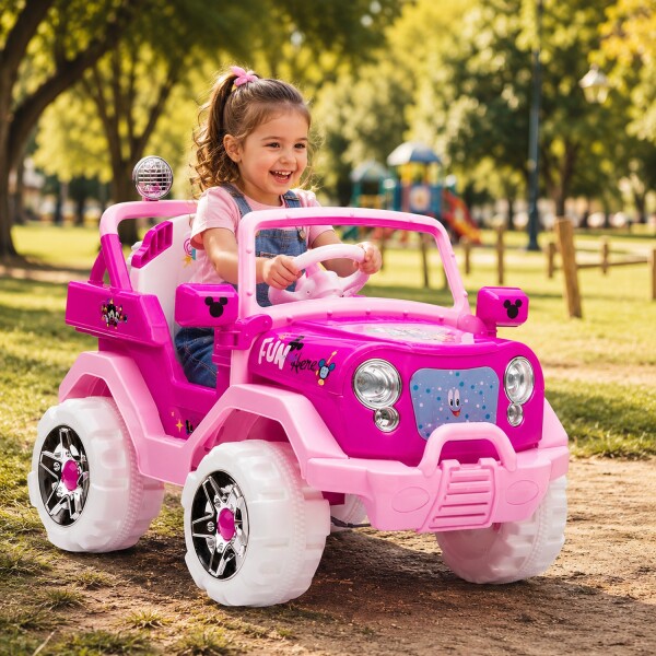 Jeep A Batería Minnie Con Control Remoto Disney 51721 JEEP ELECTRICO MINNIE DISNEY 51721