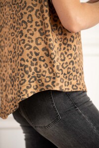 Blusa Animal Print Cafe