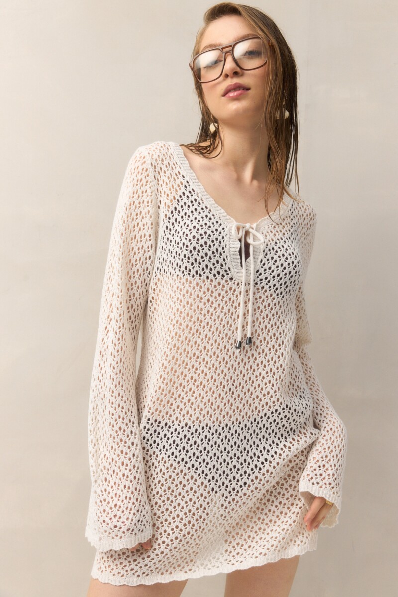 VESTIDO ASTURIANA - Crudo 