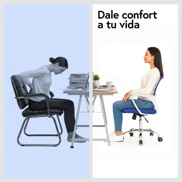 Silla de escritorio Oficina Sillon Ejecutiva Ergonomica IMBACK Color Azul Silla de escritorio Oficina Sillon Ejecutiva Ergonomica IMBACK Color Azul