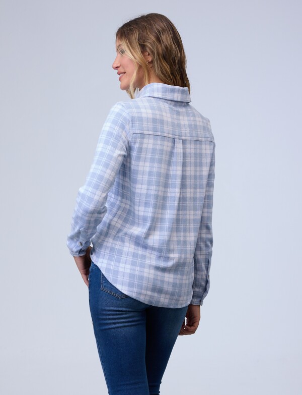Camisa Soft Cuadrille CELESTE/MULTI