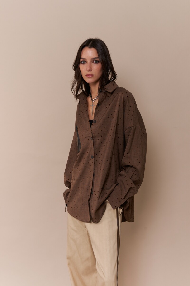 Camisa Enriqueta MARRON