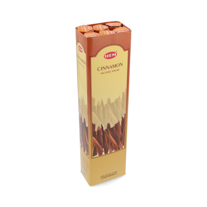 INCIENSO HEM HEXAGONAL LARGA CAJA X6 Canela