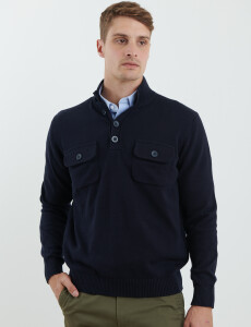 470454 REMERA HARRY Azul Oscuro