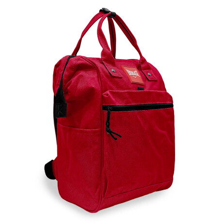 Mochila Cartera Everlast Bolso Dama Urbana Antirrobo Rojo