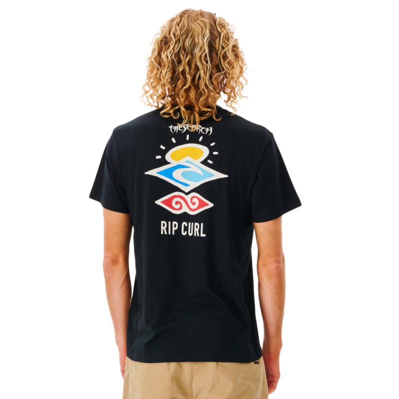 Remera Rip Curl Search Icon - Negro Remera Rip Curl Search Icon - Negro