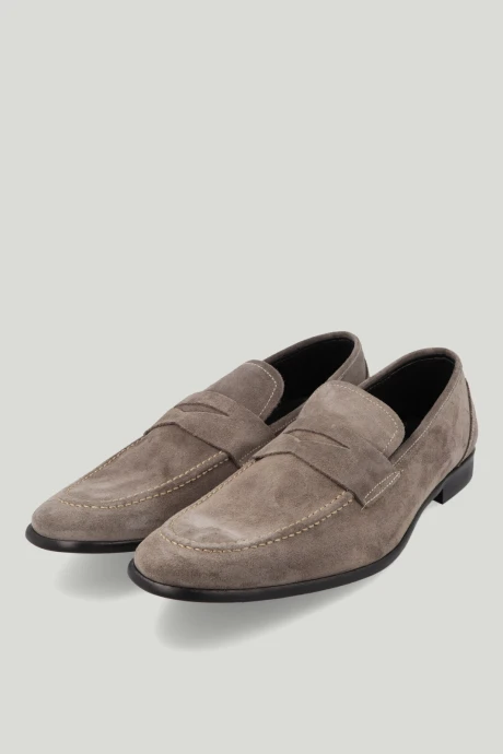 Mocasin Antifaz (gamuza Italiano) Taupe