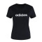 Remera de Mujer Adidas T Shirt Lin W Negro - Blanco