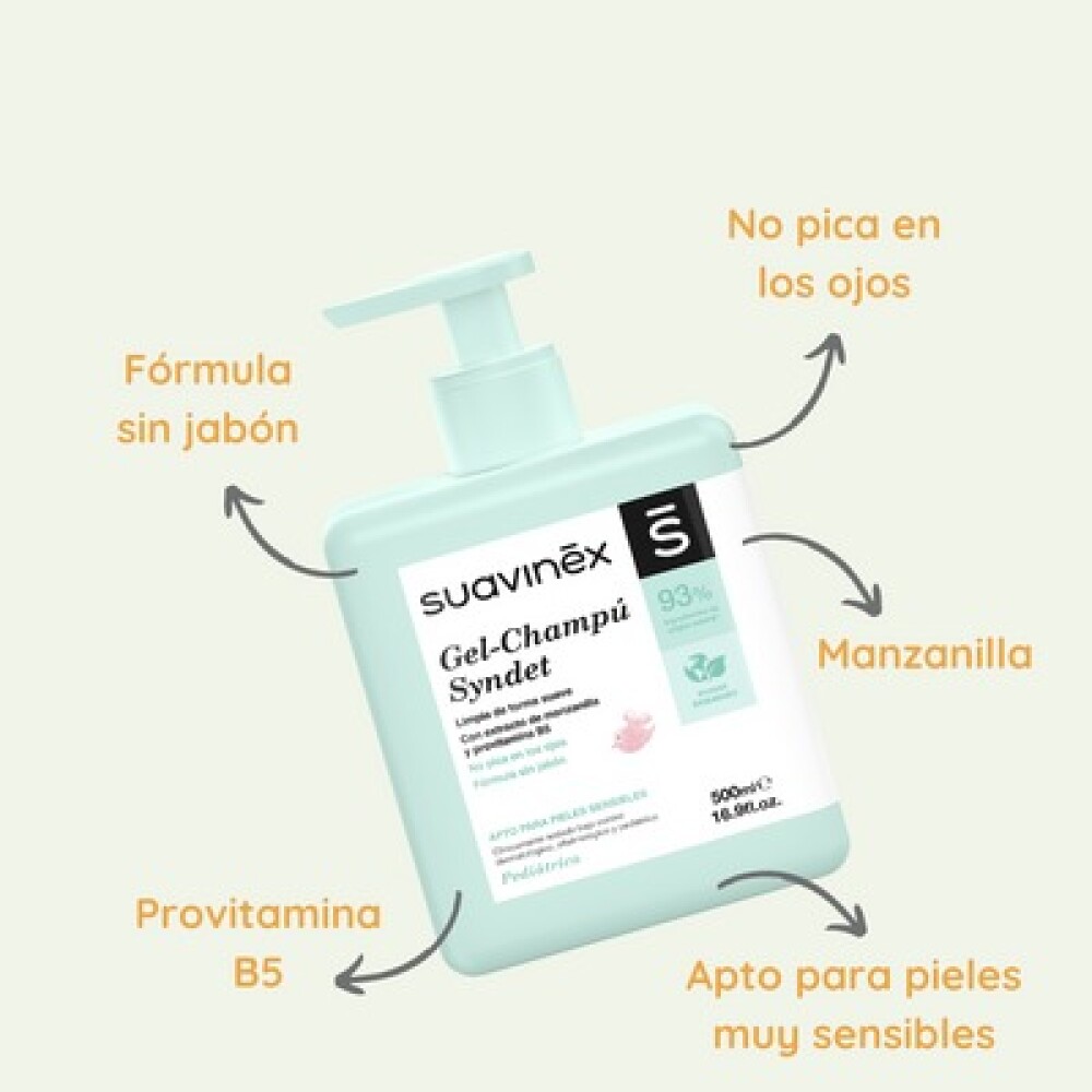 PROMO x2 shampoo suavinex gel syndet 500ml PROMO x2 shampoo suavinex gel syndet 500ml