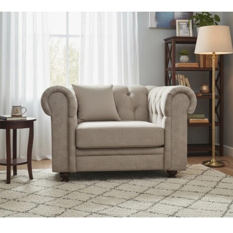 SOFÁ SILLÓN 1 CUERPO - CON ALMOHADÓN MARRÓN