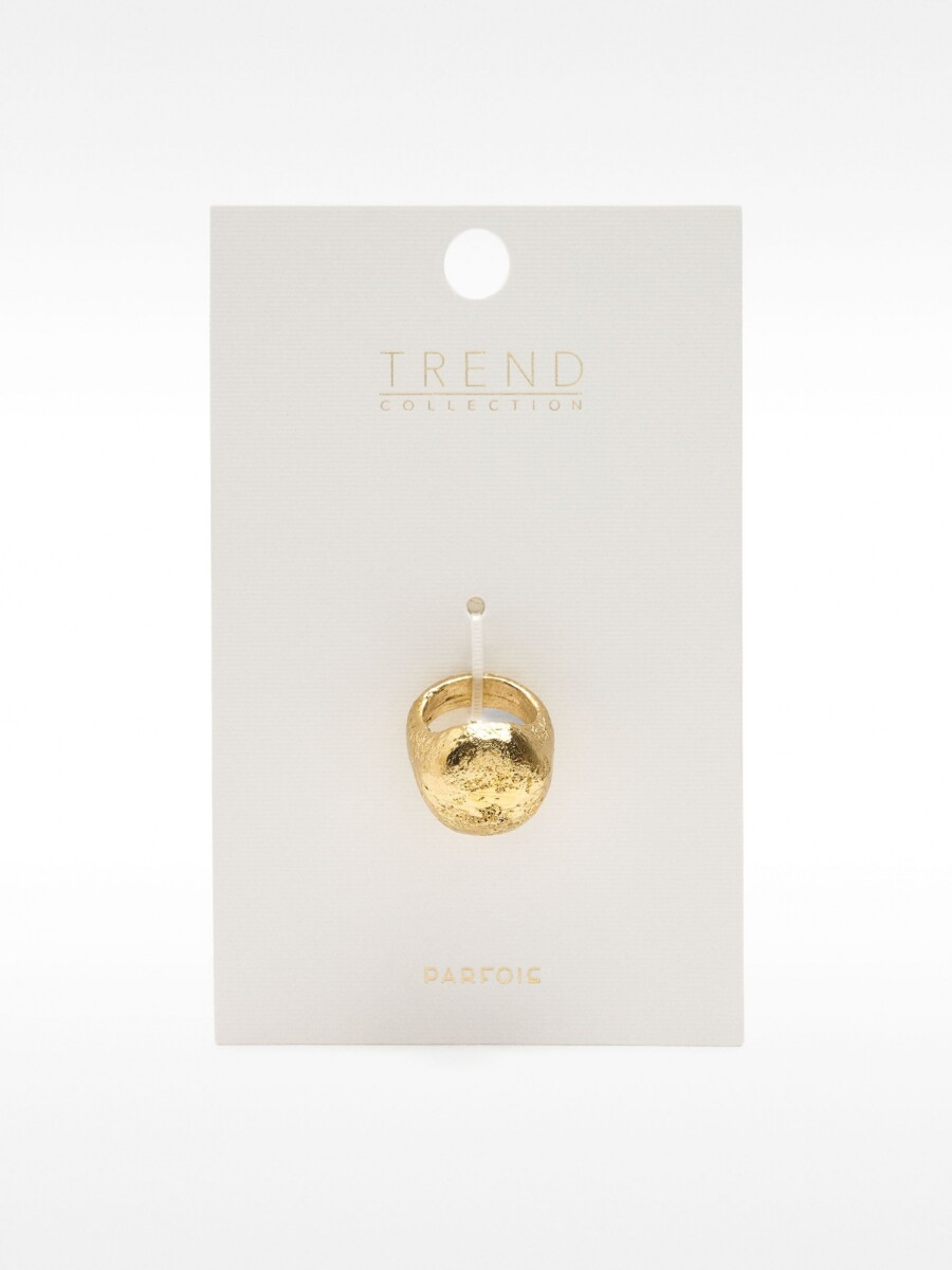 Anillo Redondo De Brass dorado