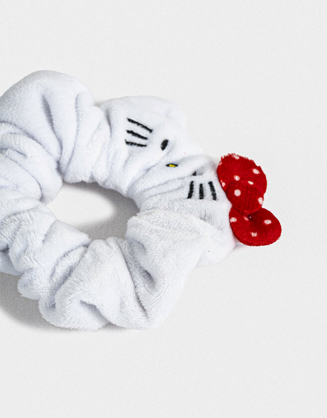 Gomitas Infantiles Licencias Scrunchie "hello Kitty" - Combinacion Multicolor