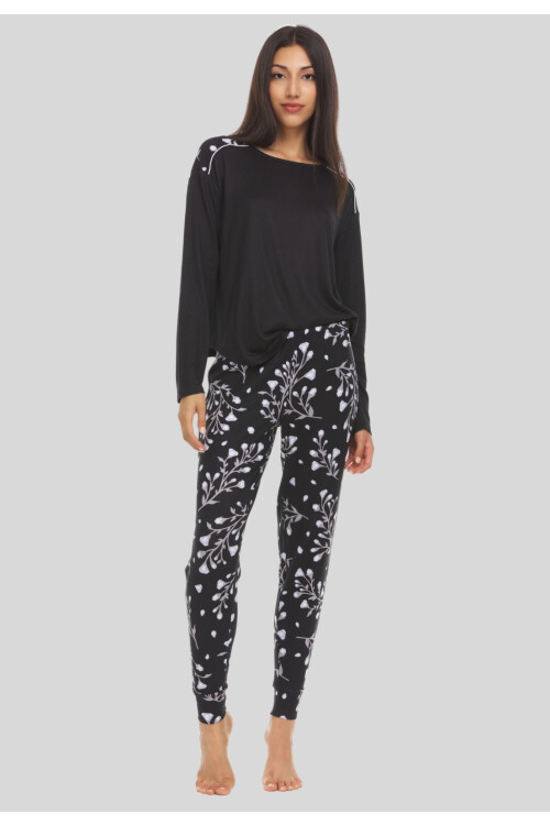 PIYAMA COMBINADO NEGRO