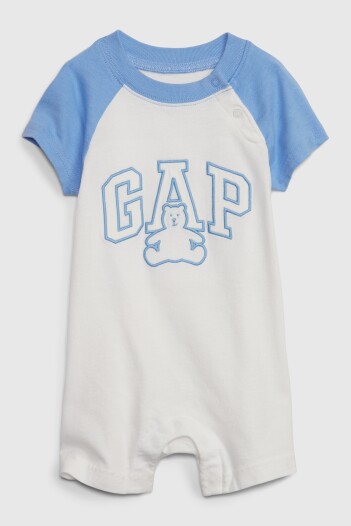 Enterito Corto Logo Gap Bebé New Off White