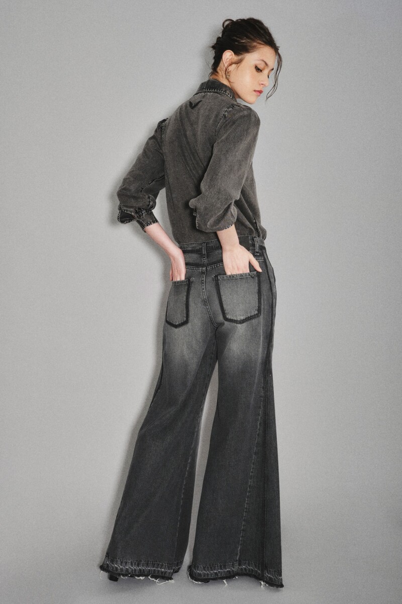 Jean Oxford Patch Reed Black Negro
