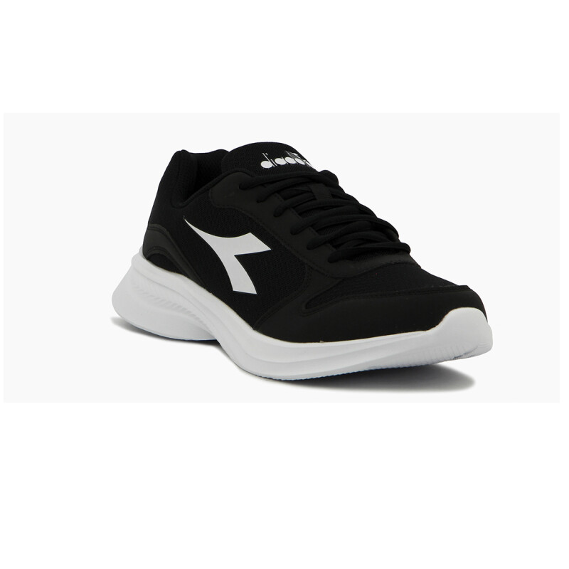 Diadora Champion Hombre Running ROBIN 4 Negro-Blanco