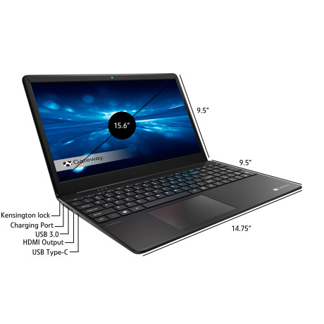 Notebook Gateway 15,6'' Core I3 8gb 256gb Win10 001