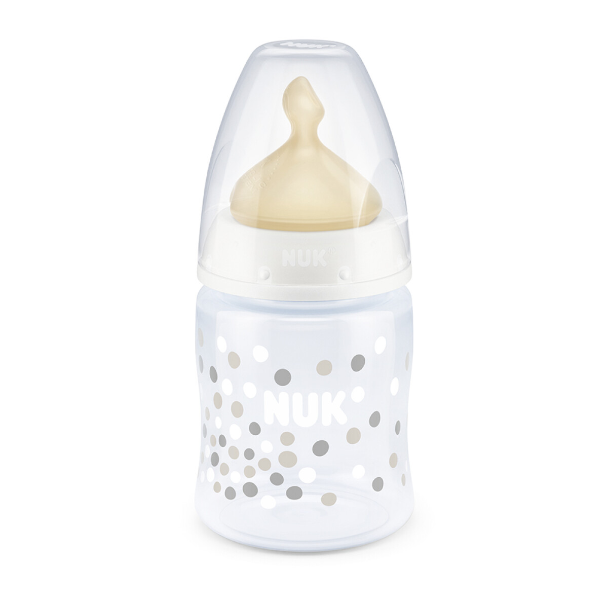 Mamadera Nuk 150 Ml. Látex C/control Temp. Blanca 