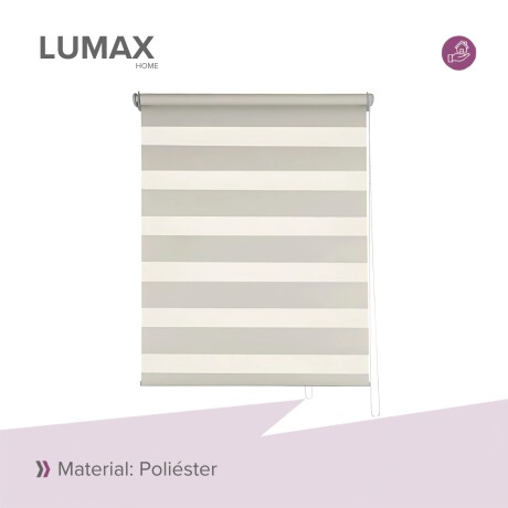 Cortina Roller Zebra Simple Lumax 1.2 X 2.1m Gran Calidad Beige