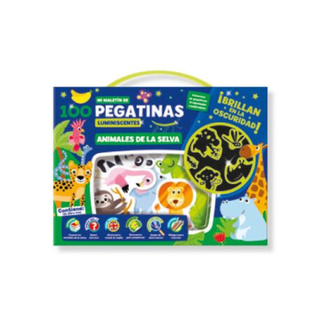 Valija Imagiland 100 Stickers Animales en la Selva