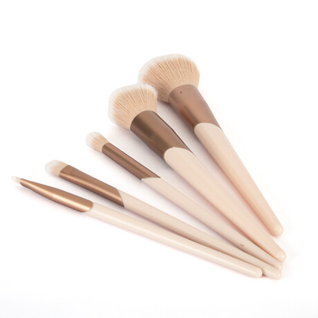 Set de Brochas para Maquillaje Esenciales by San Roque Rosa Set de Brochas para Maquillaje Esenciales by San Roque Rosa
