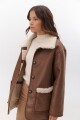 CAMPERA CORDERITO CHOCOLATE